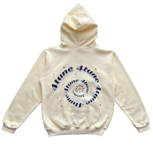 Star Printed Zip Up Hoodies